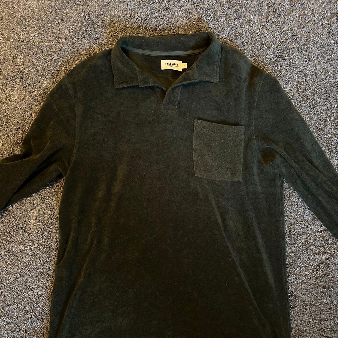 Mörkgrön frotté pike 