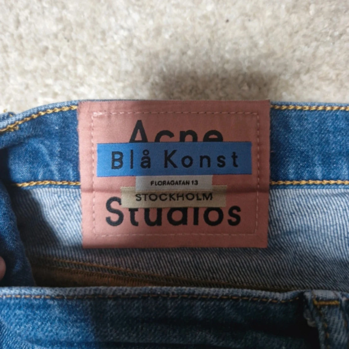 Blå jeans från Acne Studios Blå Konst - 2
