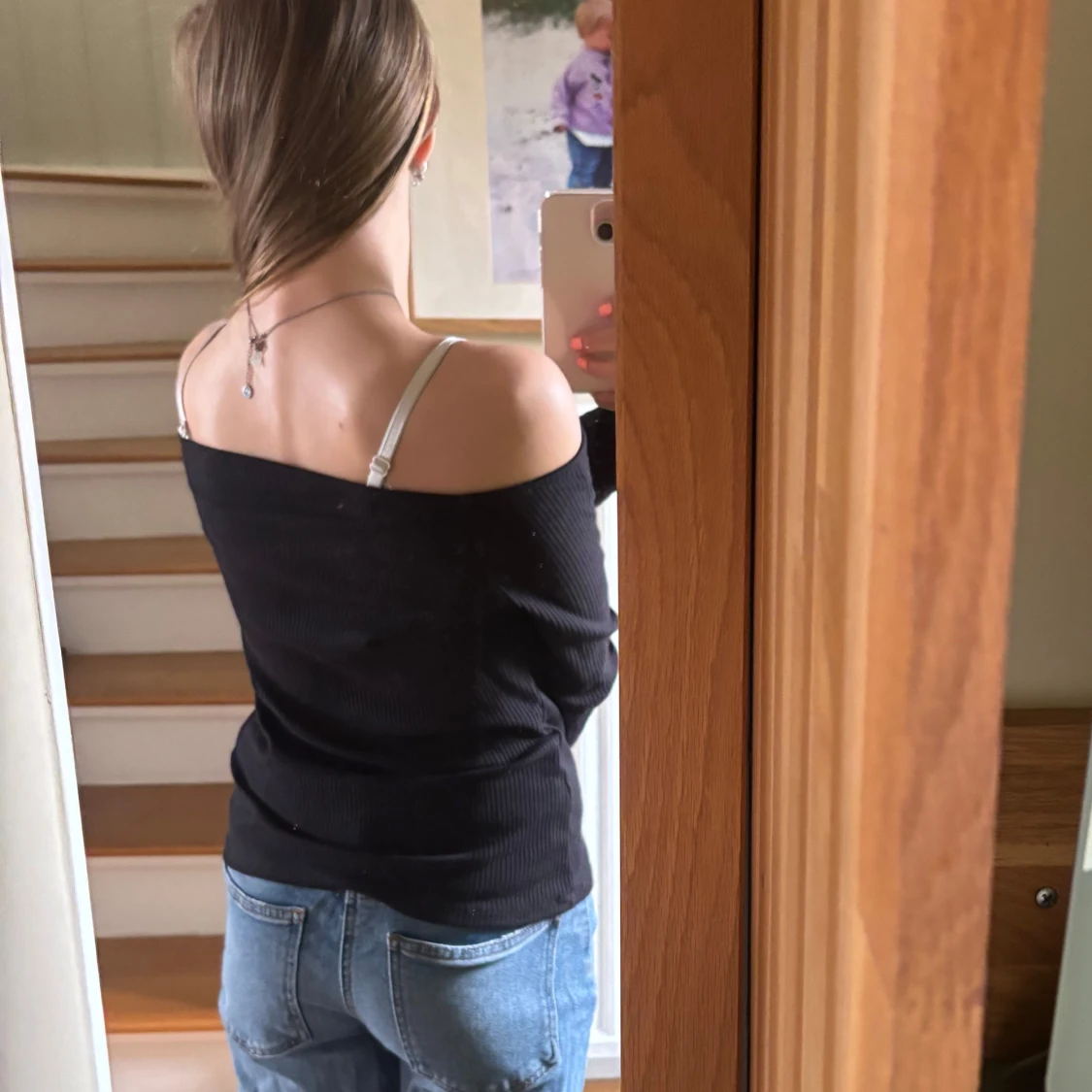 Svart offshoulder topp från Cubus - 1
