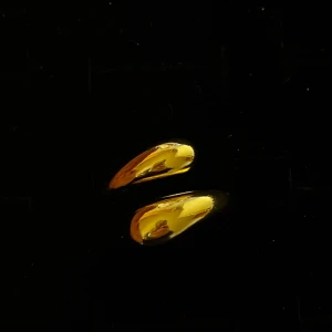 Guld ring - Guld ring i rostfritt stål