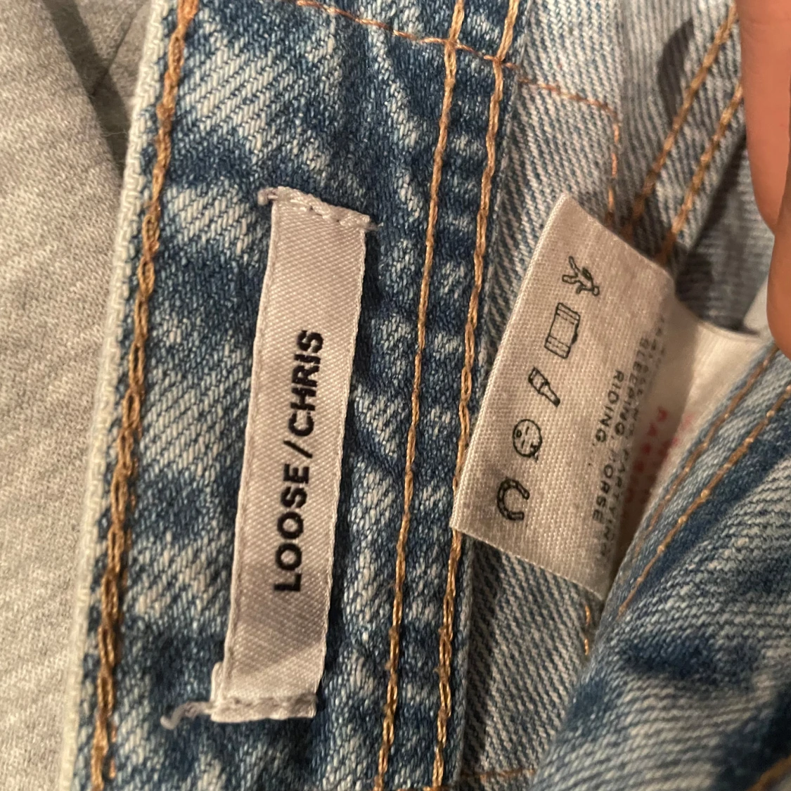 Ljusblå loose fit jeans från Jack & Jones - 3