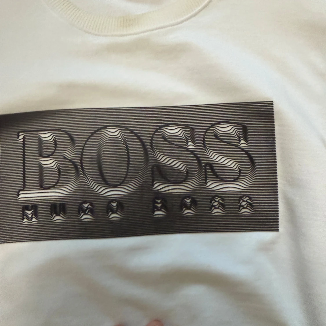 Vit sweatshirt från Hugo Boss - 1