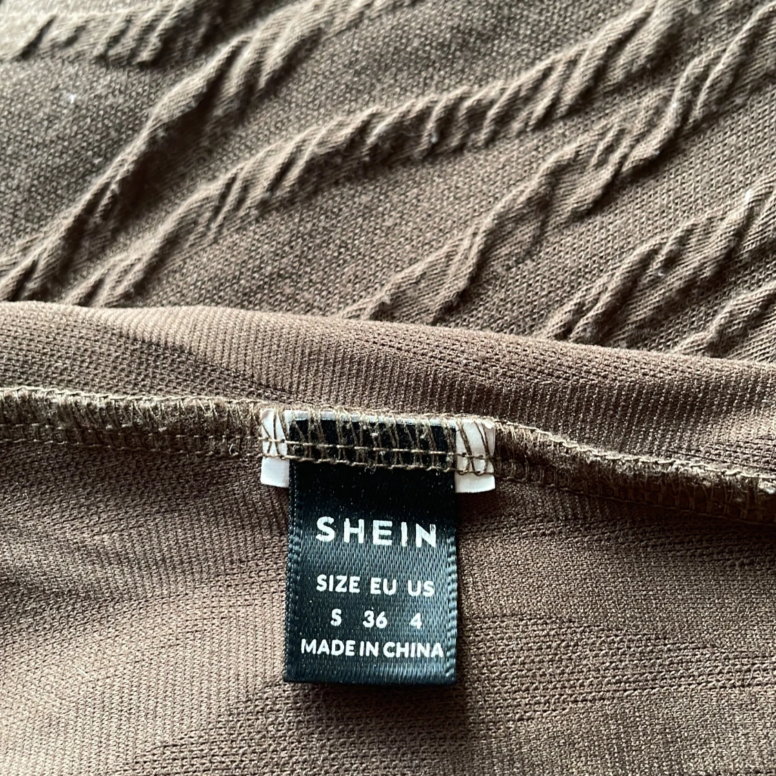 Brun ribbad kjol från SHEIN - 2