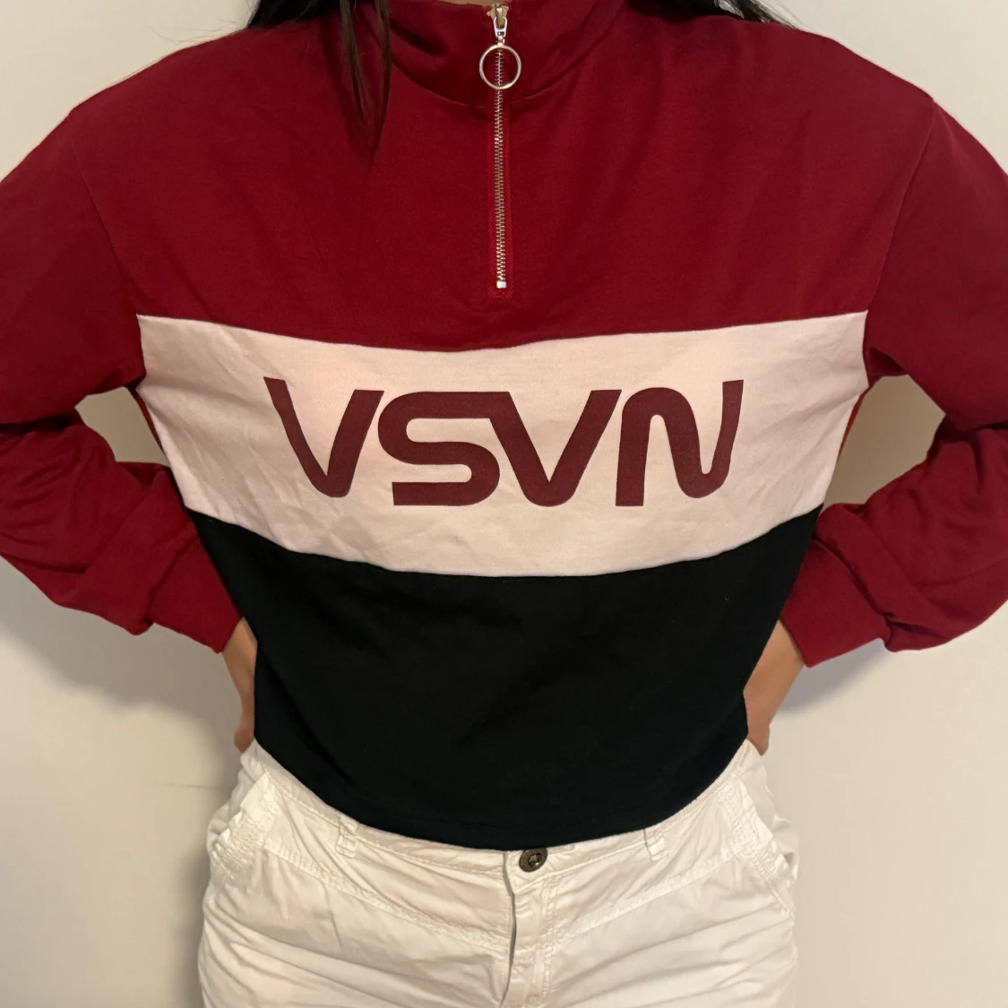 Half zip tröja från SHEIN - 2