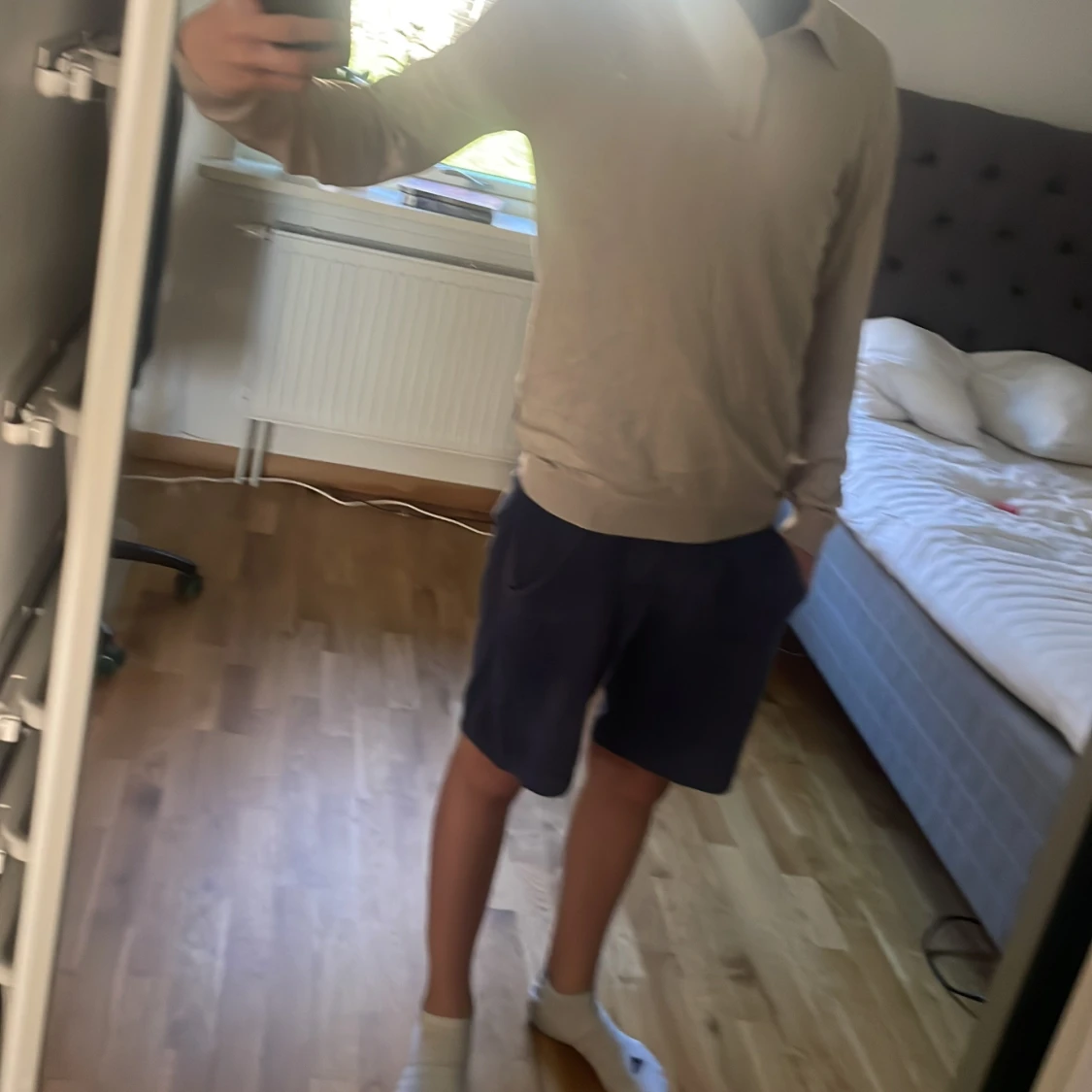 Beige långärmad pikétröja från Only & Sons - 3