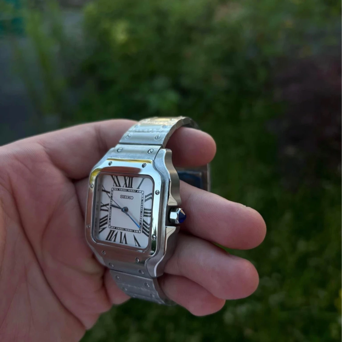 Silverfärgad klocka från Seiko - 2