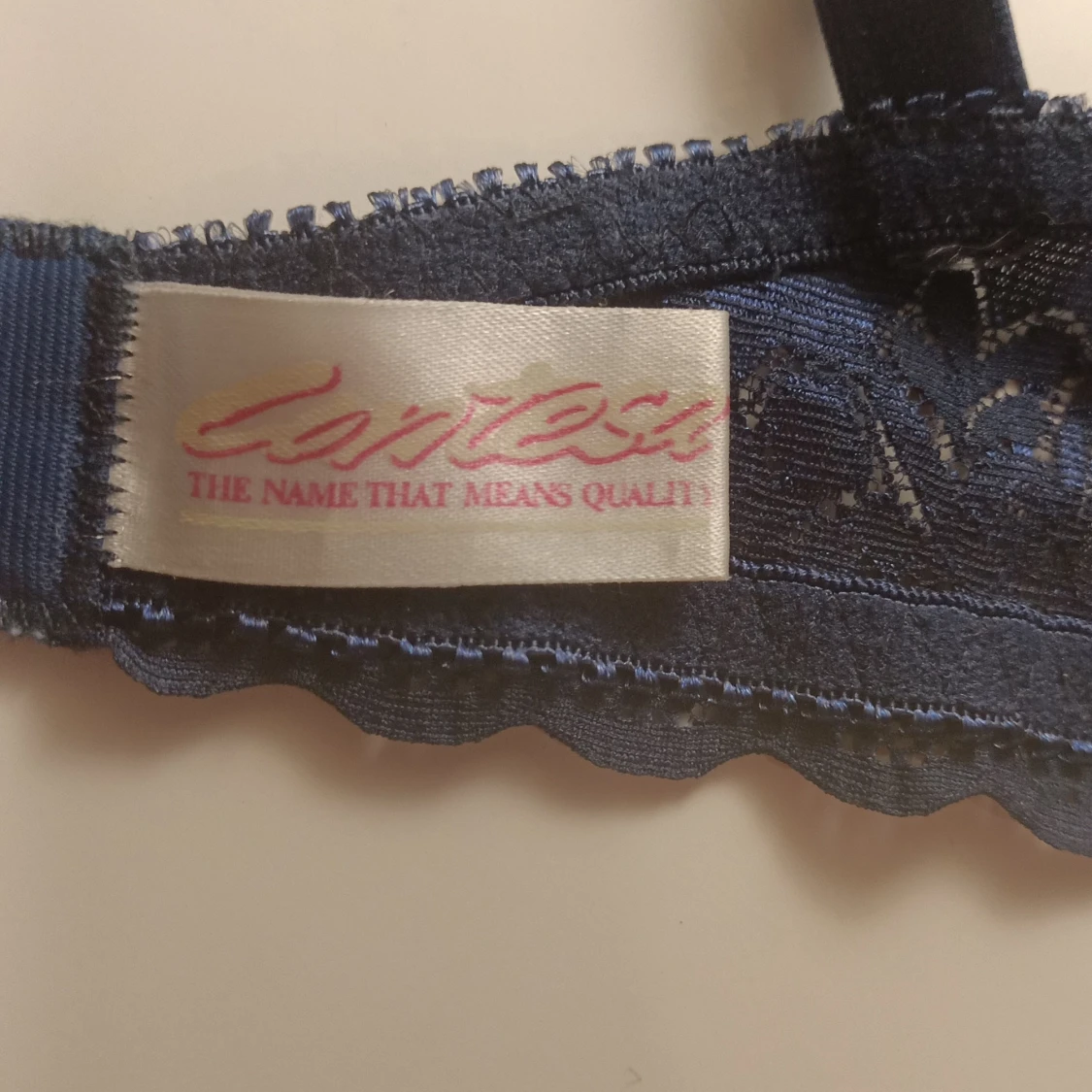 Mörkblå bh med spetsdetaljer🍬 - 4