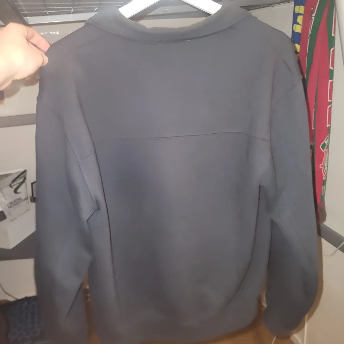 Mörkblå quarter zip från Zara - 2