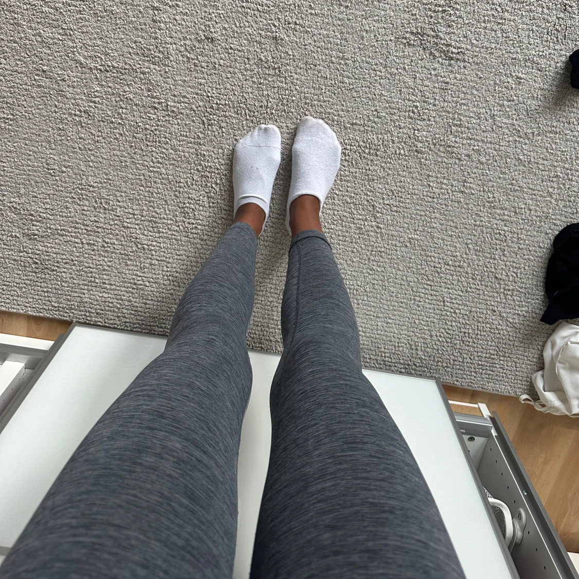 Gråa Träningstights  - 1