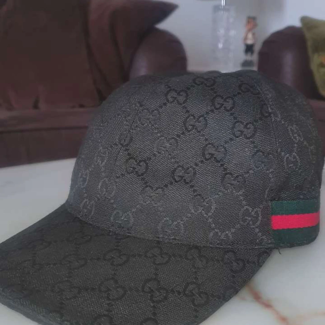 Svart Gucci keps äkta - 4