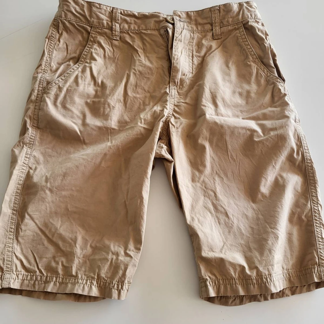 Beige bomullsshorts 2XL