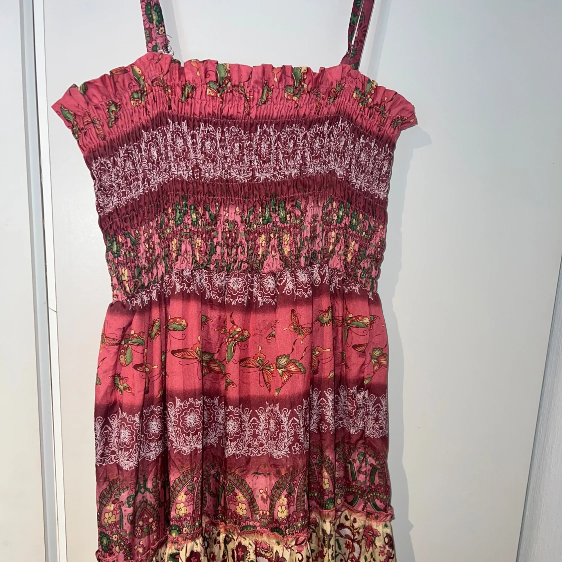 Lång boho-klänning, sommarklänning - 3