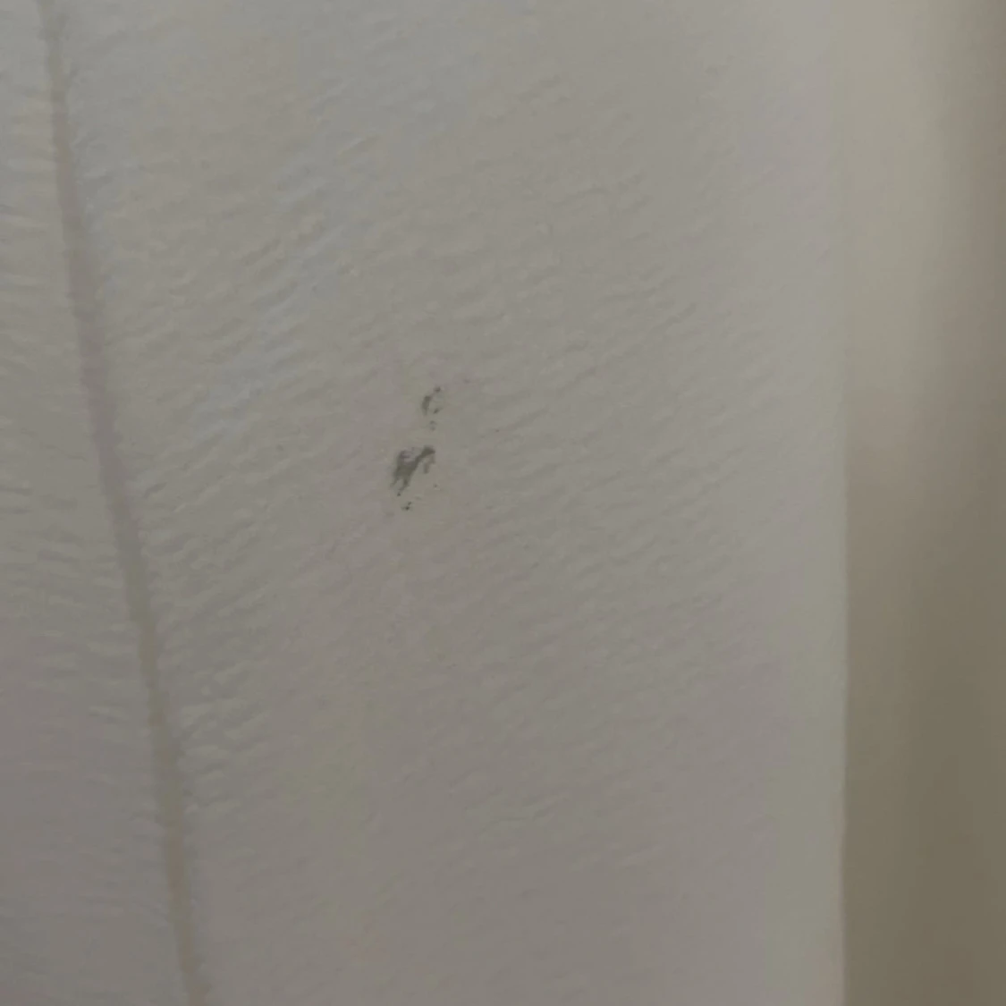 Vit kortklänning med blå broderier🤍 - 2