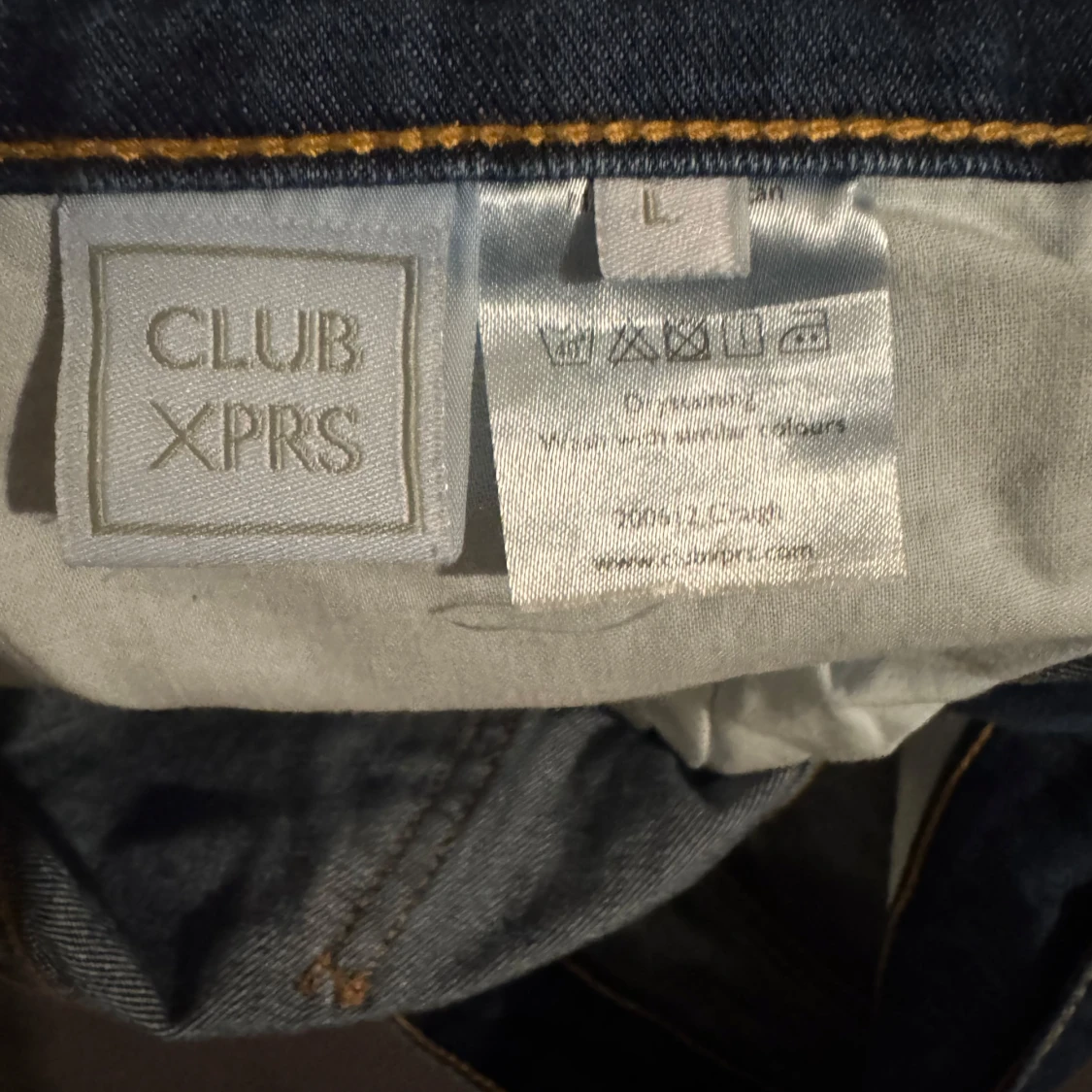 Mörkblå jeans shorts från Club XPRS stl L - 1