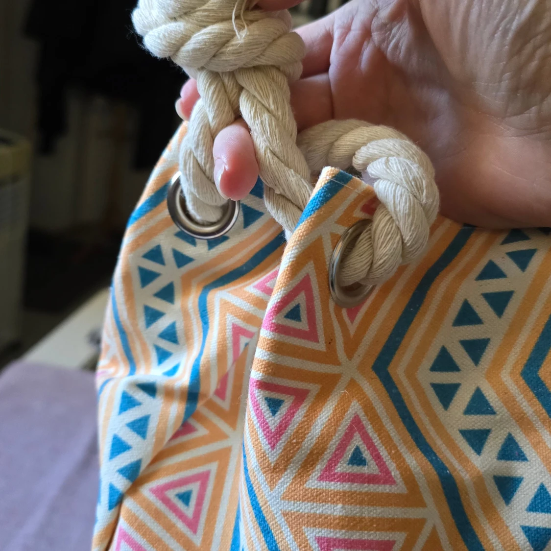 Mönstrad shoppingväska från milk_shake - 4