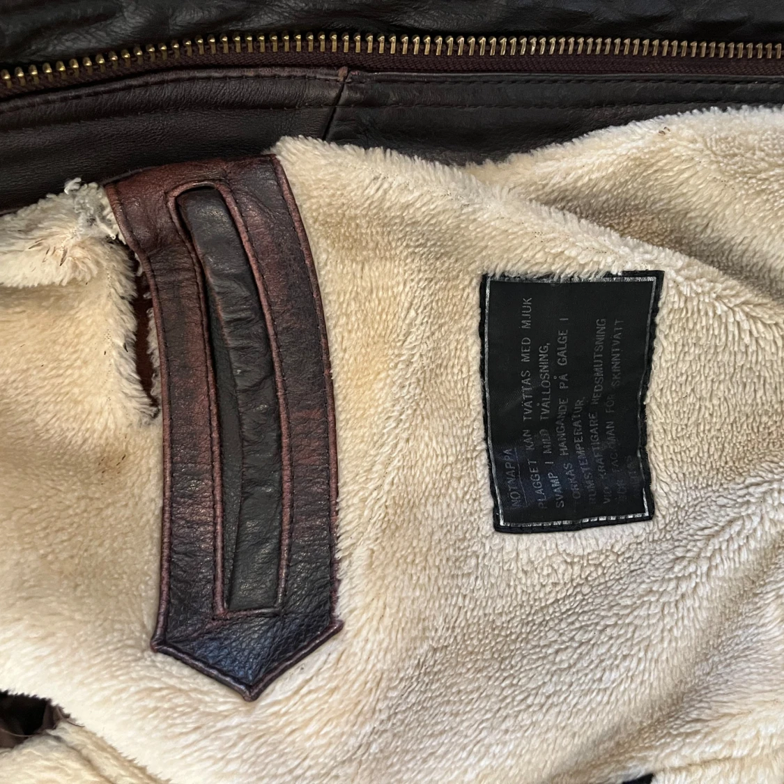 90-tals vintage A2 Pilot jacka i skinn. - 3