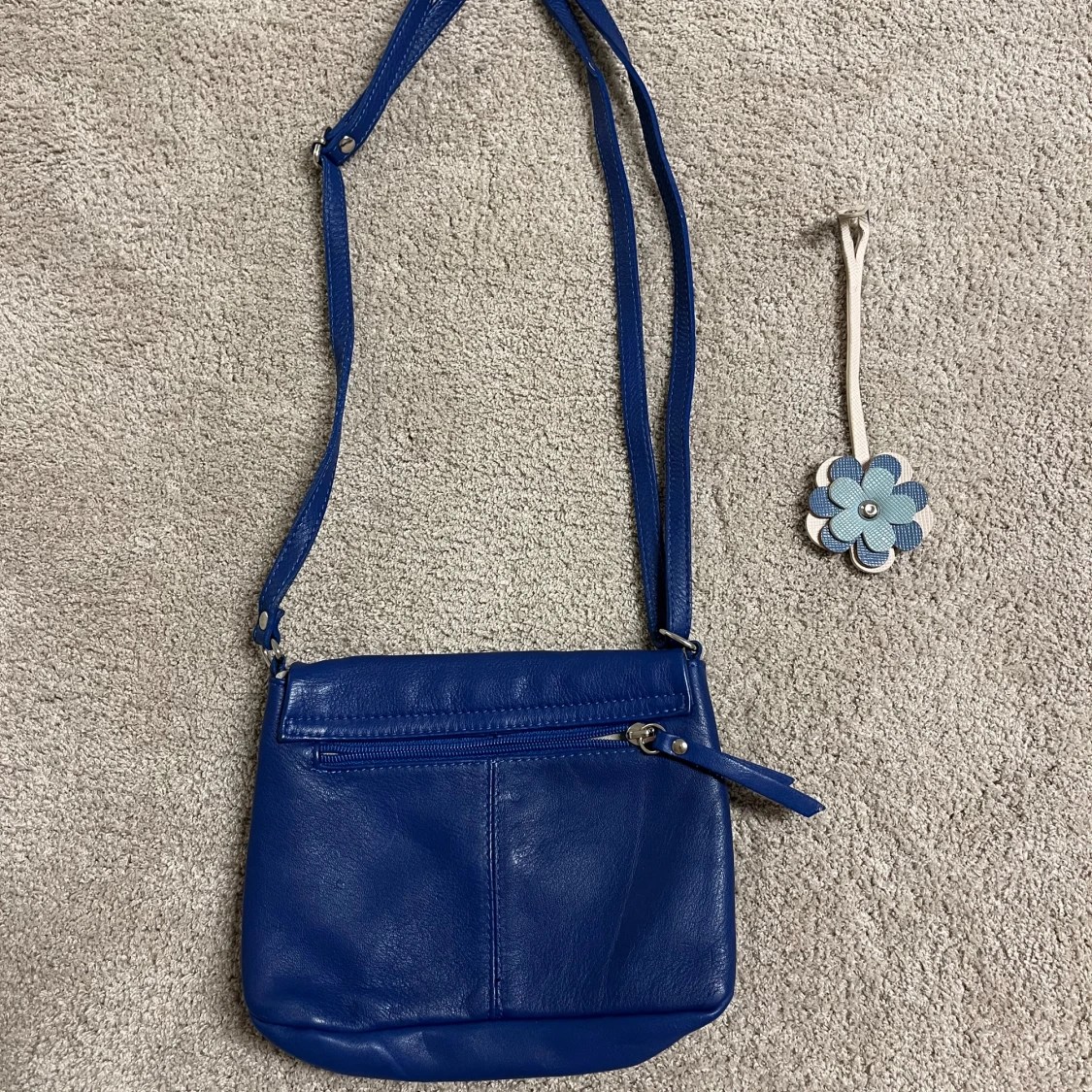 Blå axelväska - 2