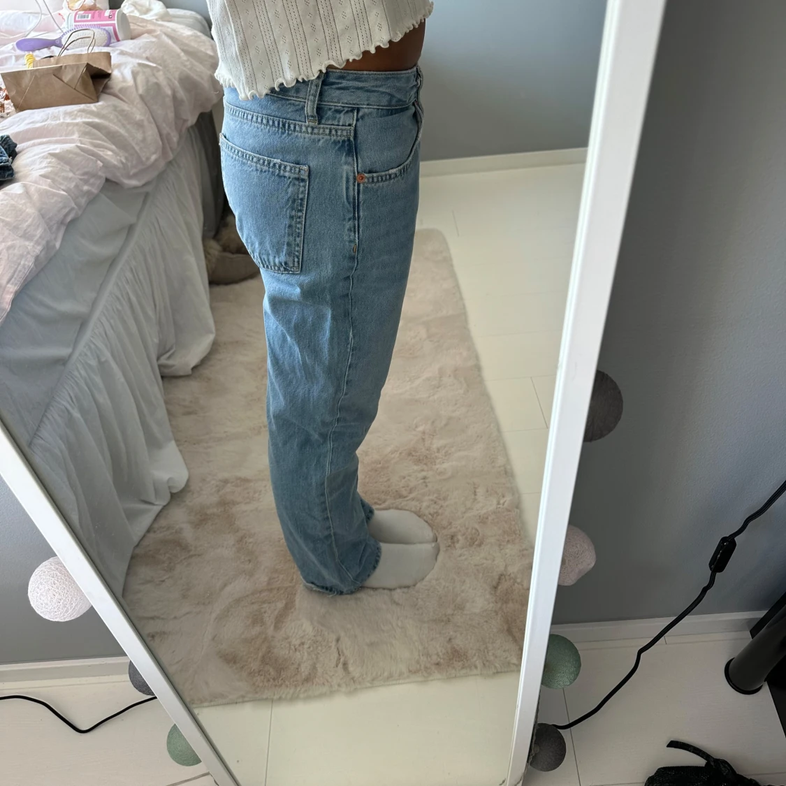  ljusblå jeans straight fit - 1