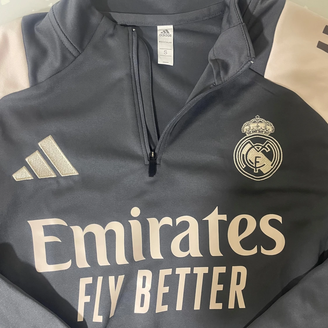 Adidas Real Madrid träningshoodie S - 1