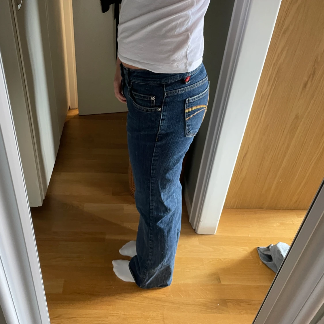 Blå Esprit bootcut jeans - 1