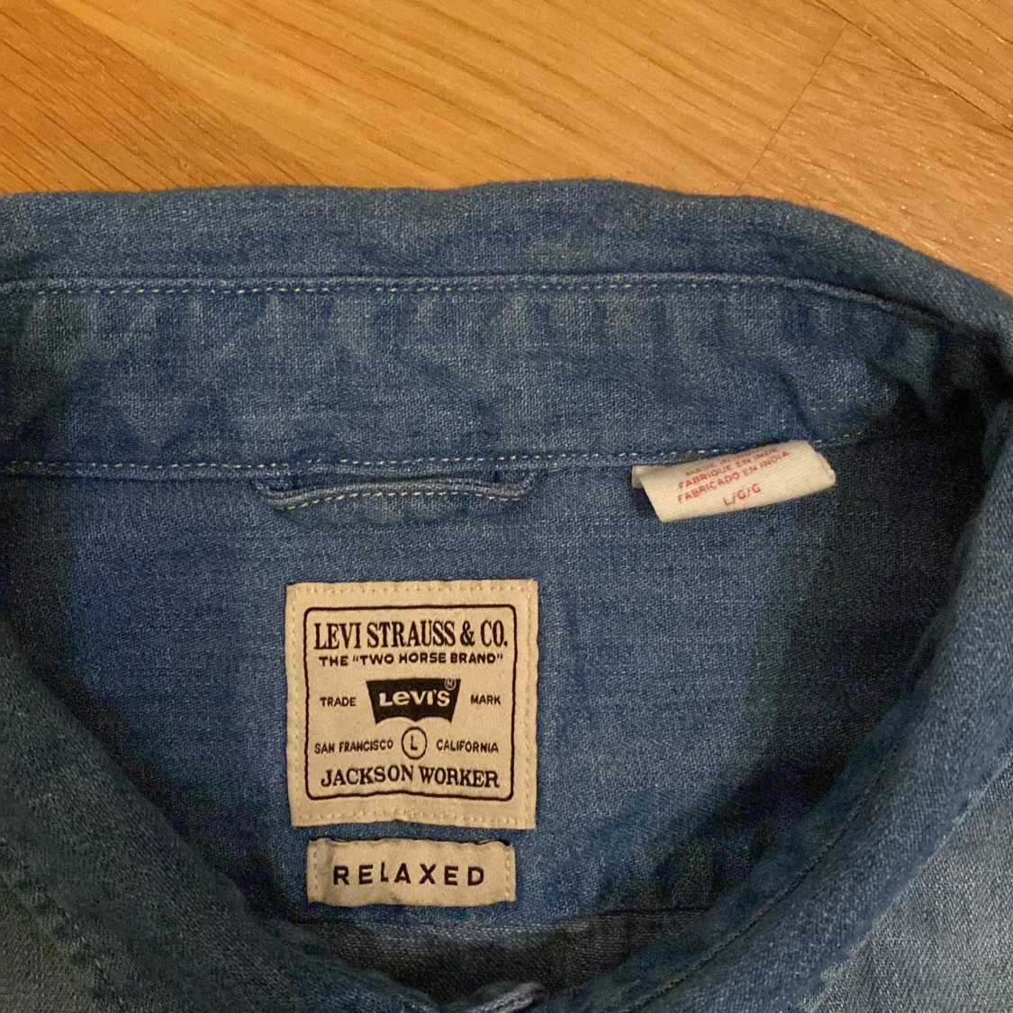 Blå jeansskjorta från Levi's - 1