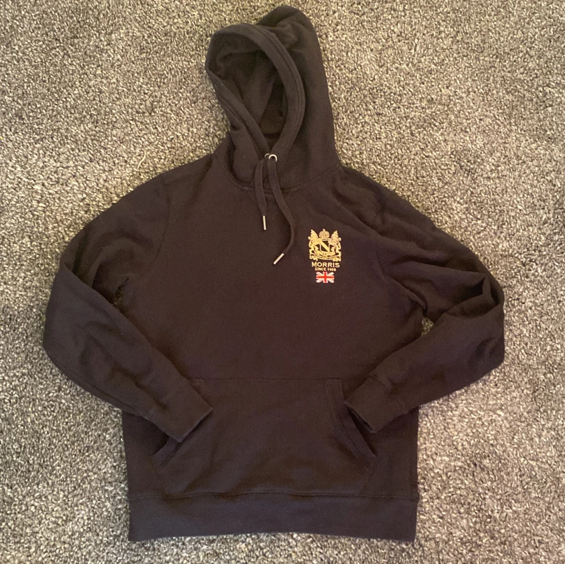 Svart Morris hoodie