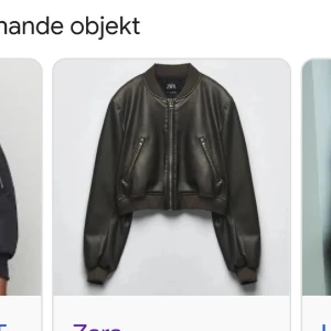 SÖKER!!!  skinn bomberjacka från Zara - S/M/L
