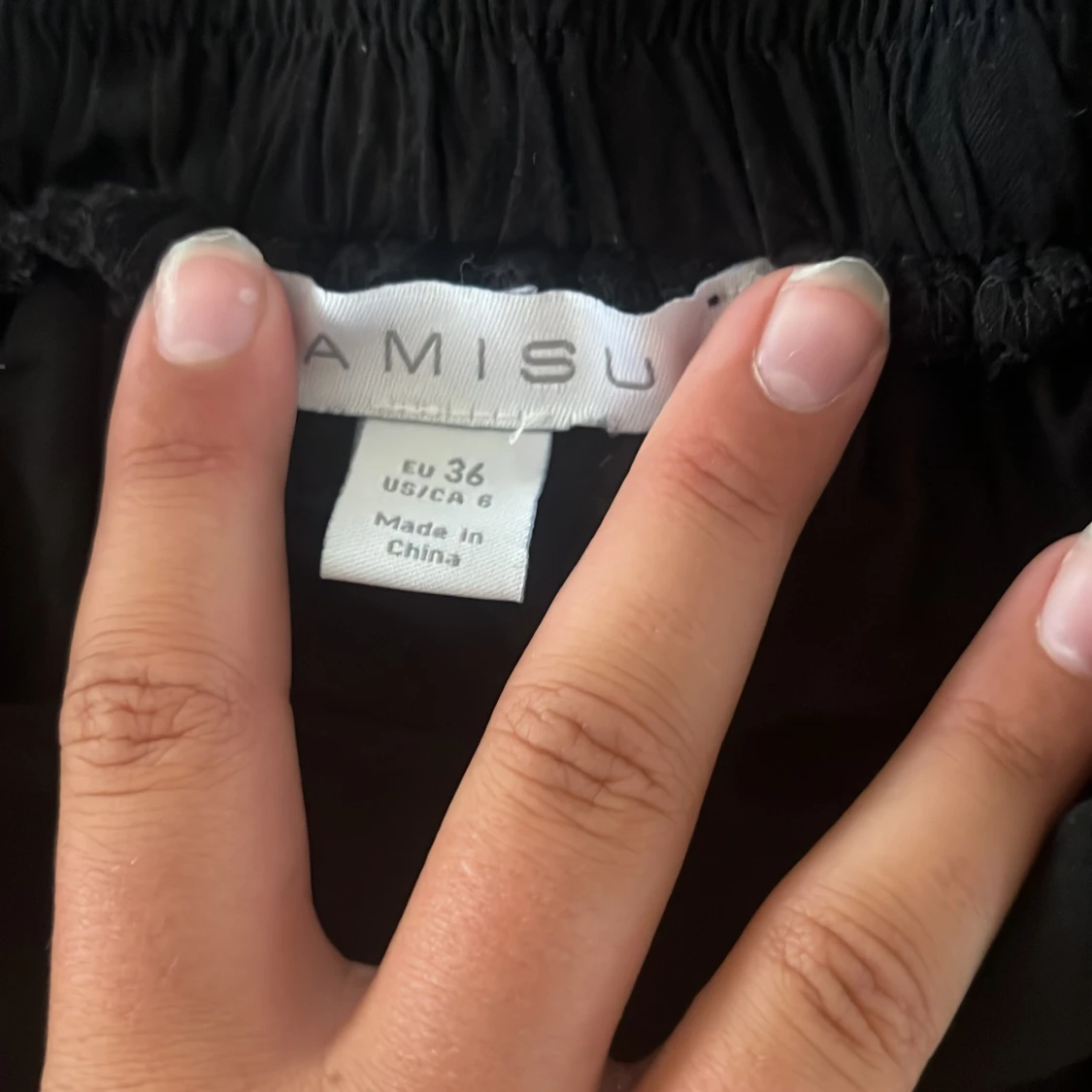 Svart långkjol från Amisu, strl 36 - 2