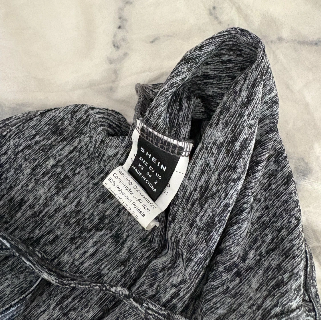 Gråmelerad träningslinne från SHEIN - 2