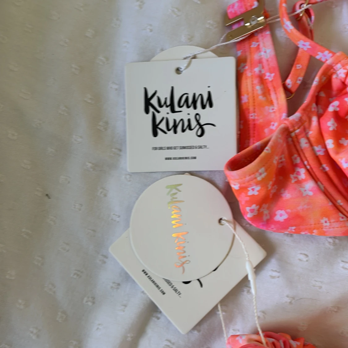 Blommig orange bikini från Kulani Kinis - 1