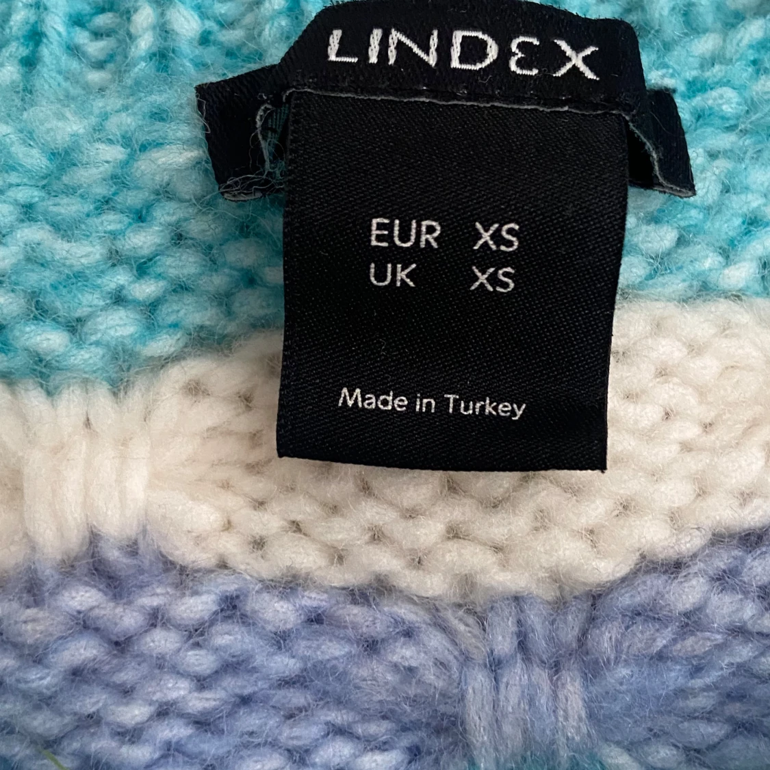 randig stickad tröja Lindex  - 3