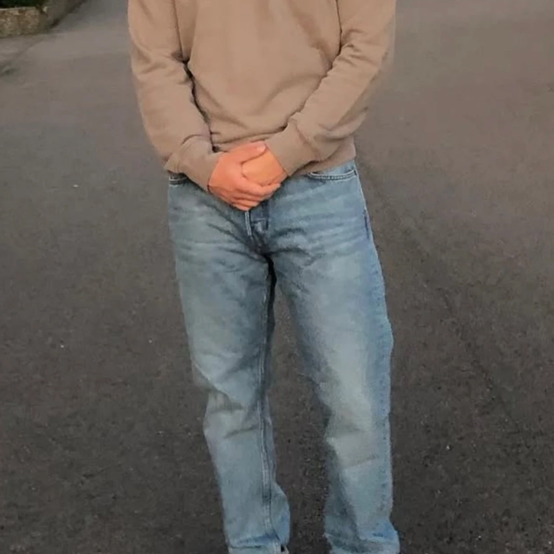 Ljusblå weekday jeans