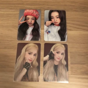 photocards! - hiyyih- 35kr styck, 50 tillsammans, wonyoung- 70kr styck!