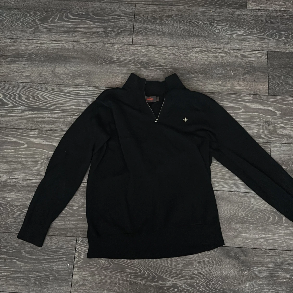 Svart halfzip från Morris