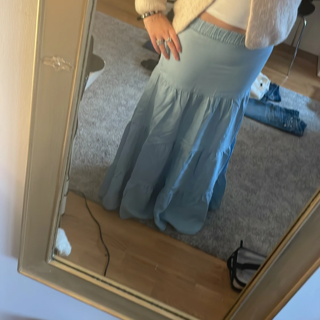 Ljusblå långkjol - 2