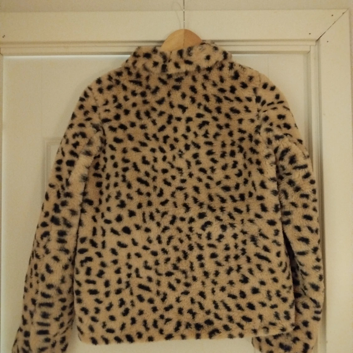 Leopardmönstrad pälsjacka från H&M Divided - 1