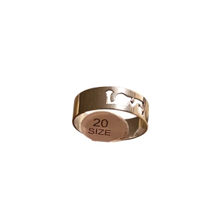 Silverring - LOVE - Rostfritt stål, 20.6 mm