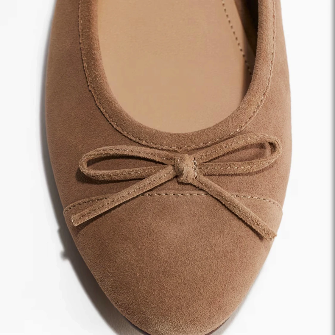 Bruna ballerinaskor från H&M - 1