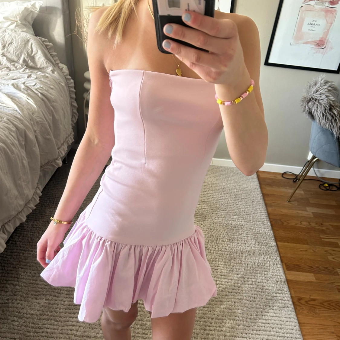Ljusrosa klänning  - 1