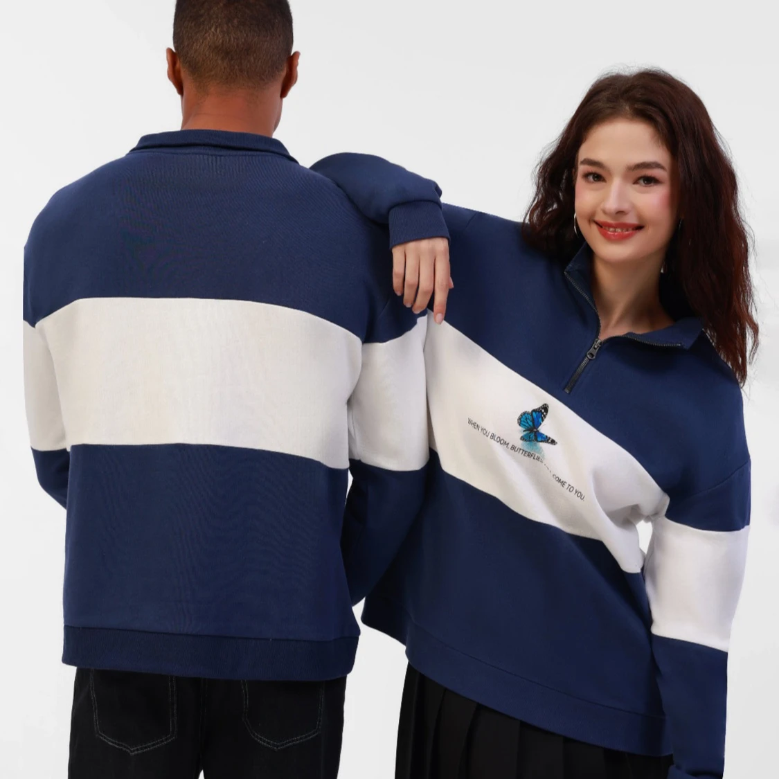 UNISEX - Sweatshirt - mörkblå - 2