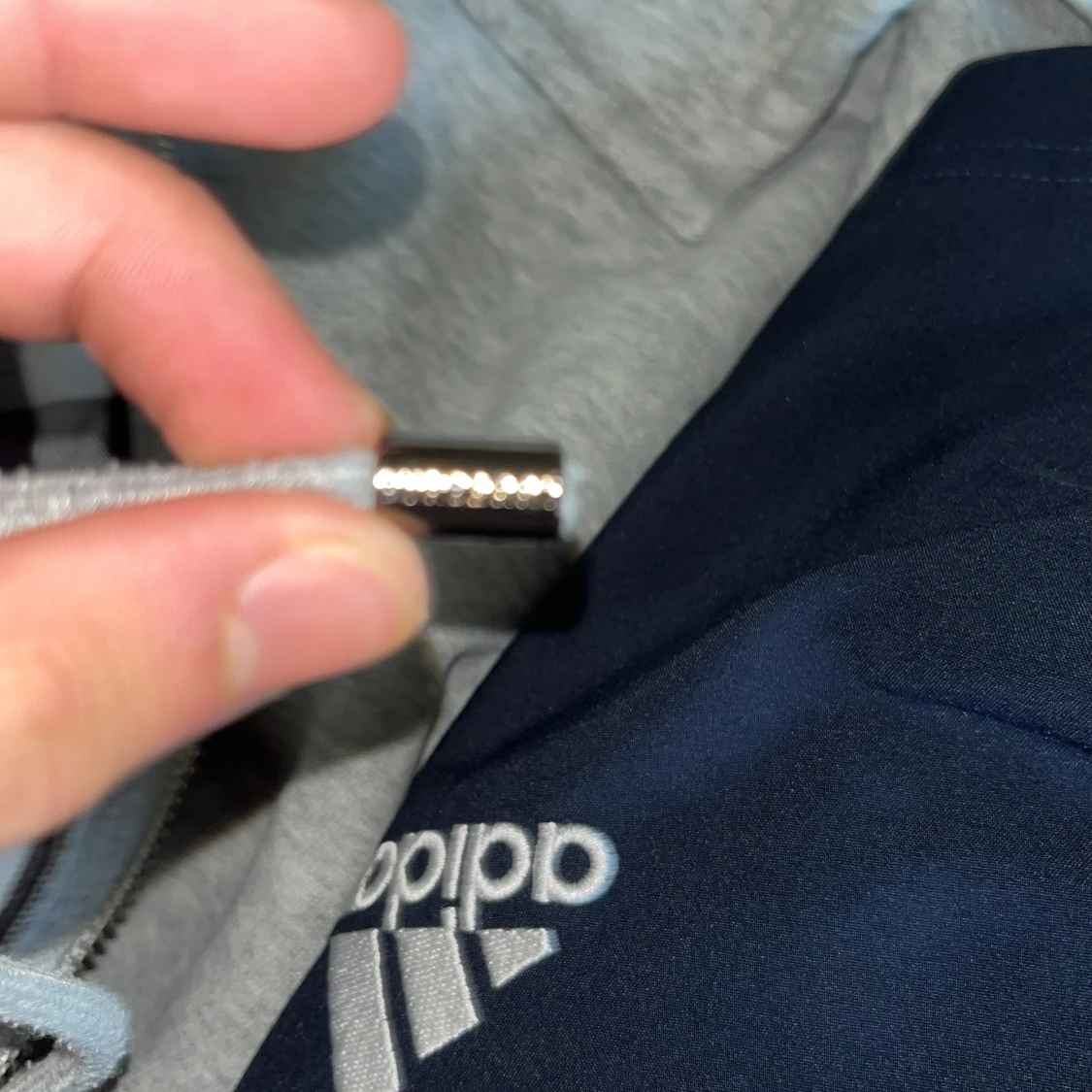 Grå Burberry hoodie med dragkedja - 3