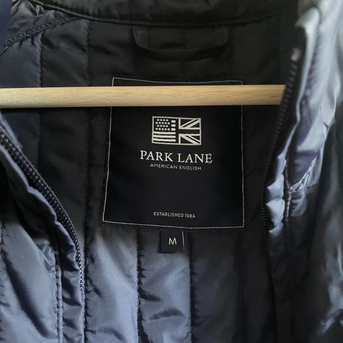 Mörkblå quiltad dunväst Park Lane - 2
