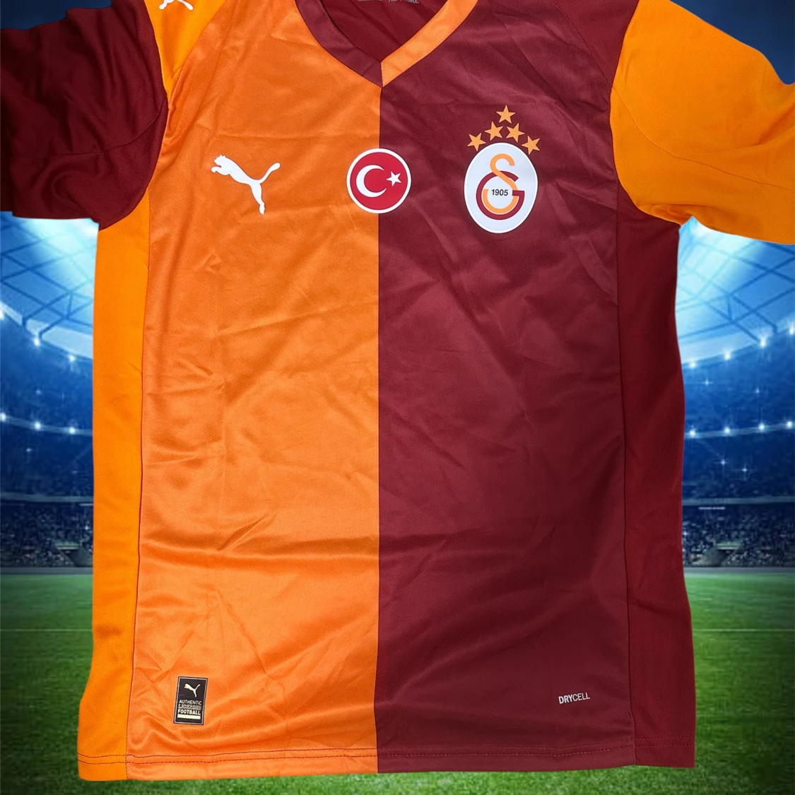 Galatasaray fotbollströja Puma röd/gul
