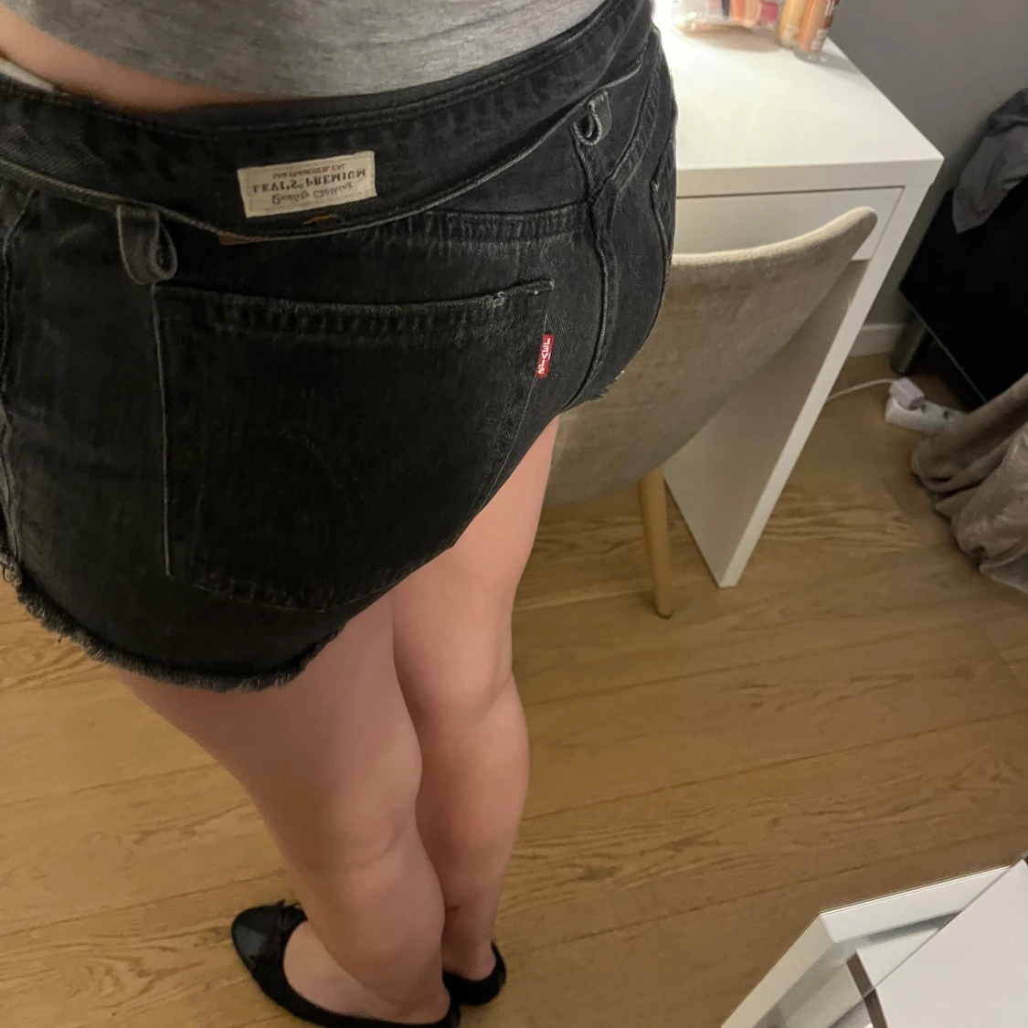 Svarta jeansshorts från Levi's - 2