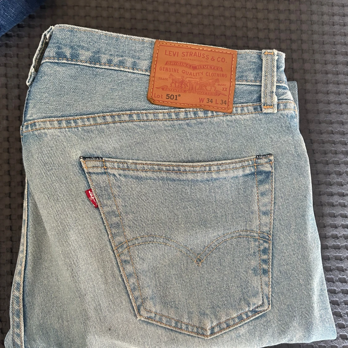 Levi's 501 ljusblå jeans