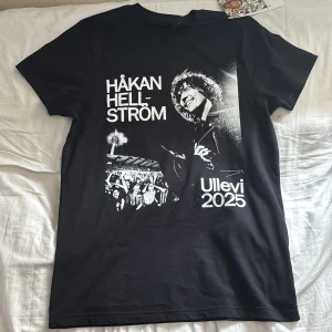 Håkan Hellström Ullevi 2025 t-shirt - Jättefin Håkan hellström tshirt från ullevi 2025, den har inget tryck på baksidan. Svart i storlek s, ej använd med lappen på