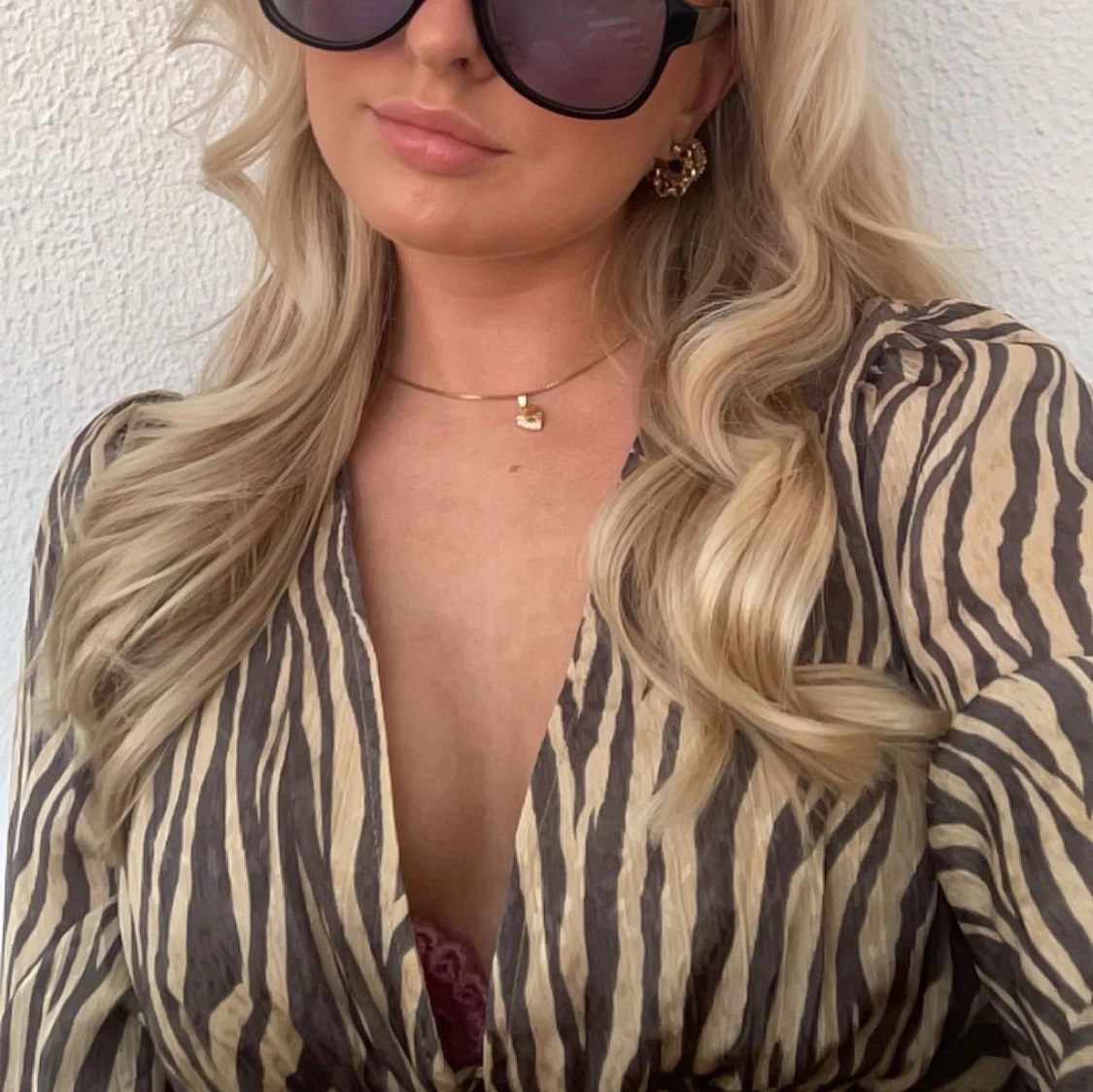 Zebramönstrad adoore klänning  - 2