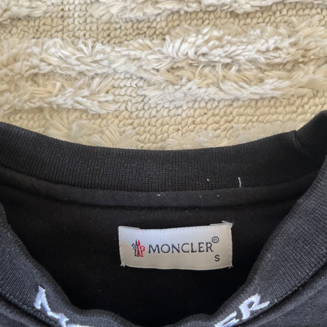 Svart Moncler sweatshirt med logga - 2
