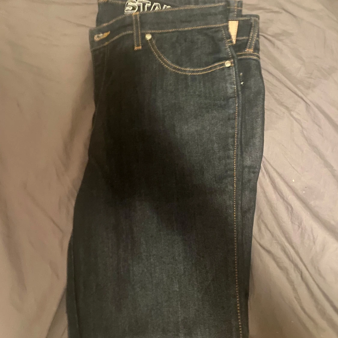 Mörkblå jeans från Big Star - 3