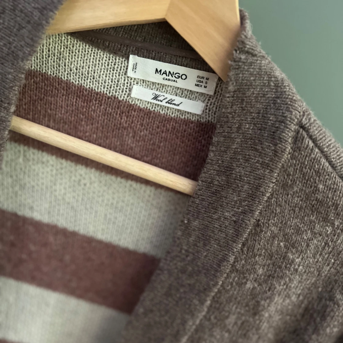 Brun lång kofta från Mango - 1